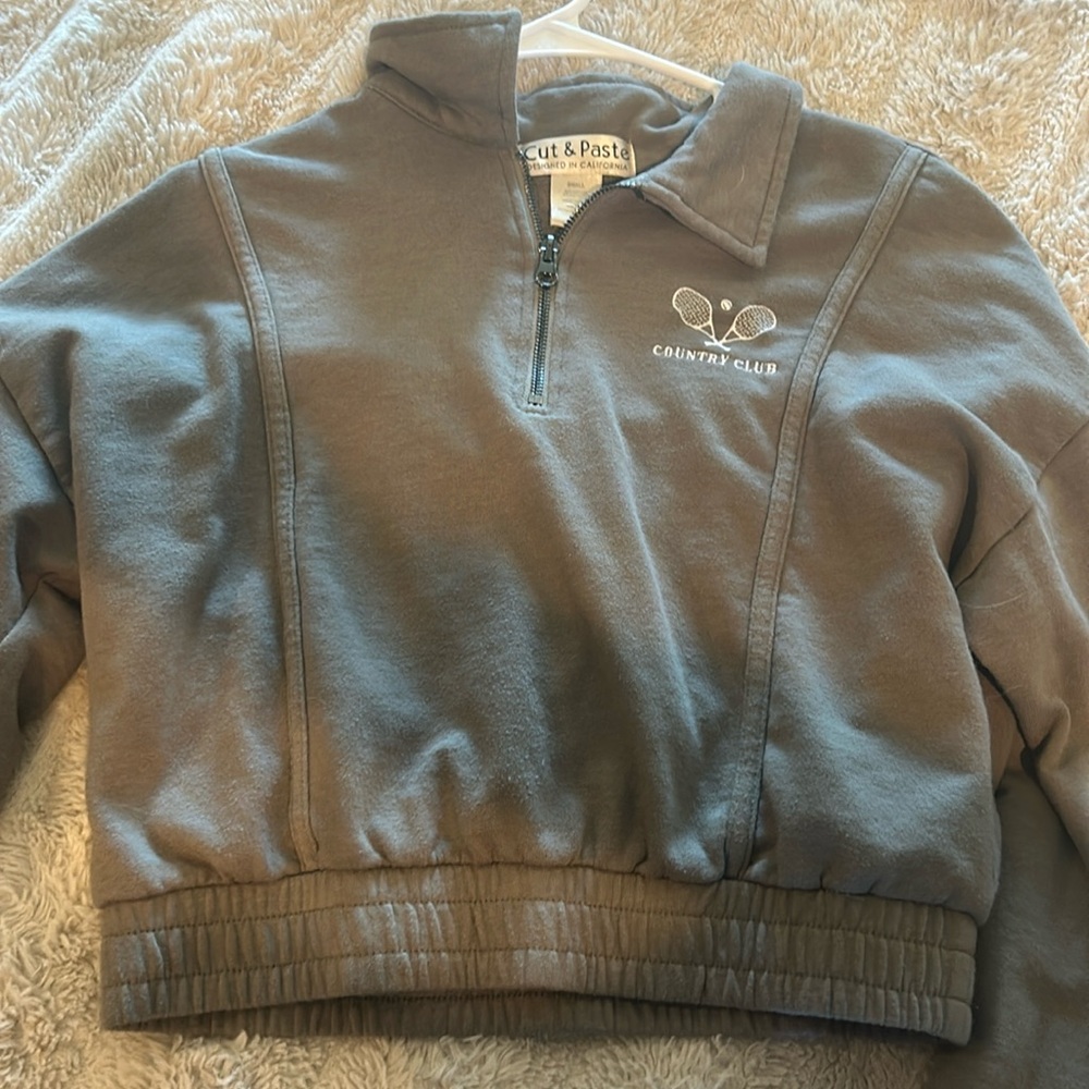 Half zip hoodie